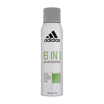 Adidas 6 In 1 48H Anti-Perspirant deodorant ve spreji antiperspirant 150 ml pro muže