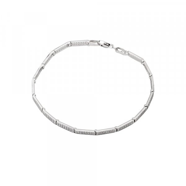 Náramek se syntetickými kameny 366-588-0013 18-6.10g