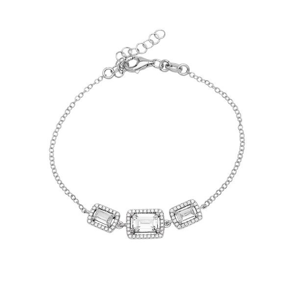 Náramek se syntetickými kameny 166-625-020300-0000