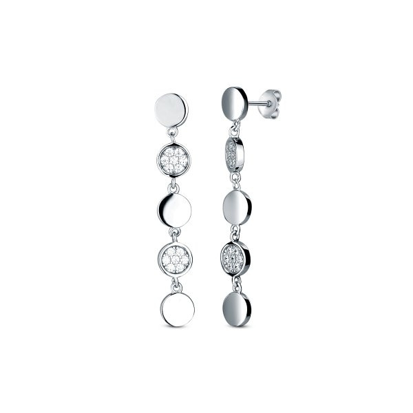 Náušnice se syntetickými kameny 136-391-223000-0000