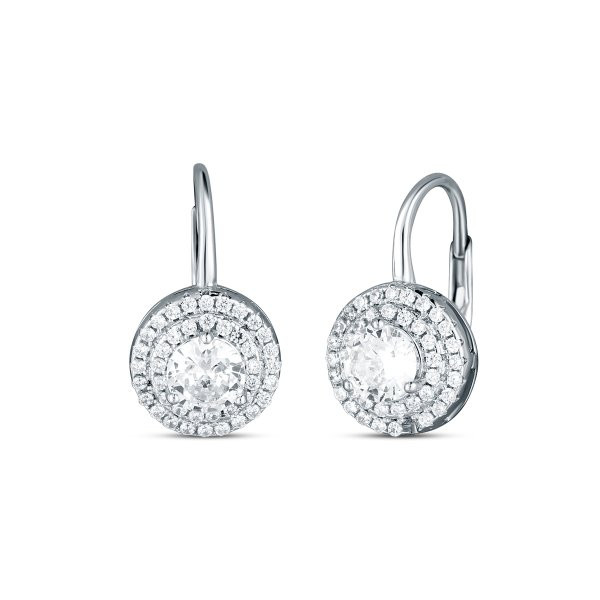 Náušnice se syntetickými kameny 136-927-2255E2-0000