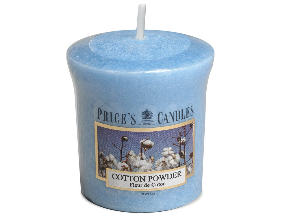 Price’s FRAGRANCE votivní svíčka Nádech hebké bavlny - hoření 15h