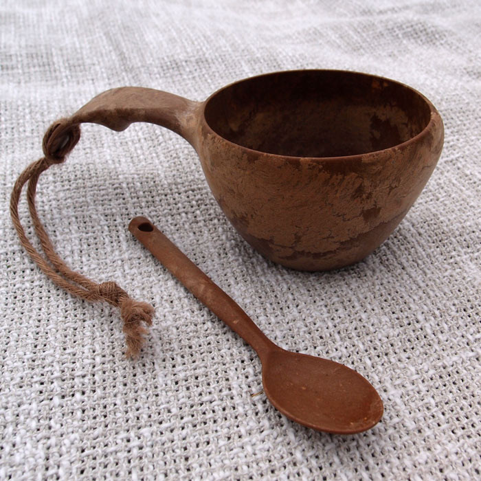 Kupilka KUKSA 210 ml + lžička - Original (BROWN) 6430014970022