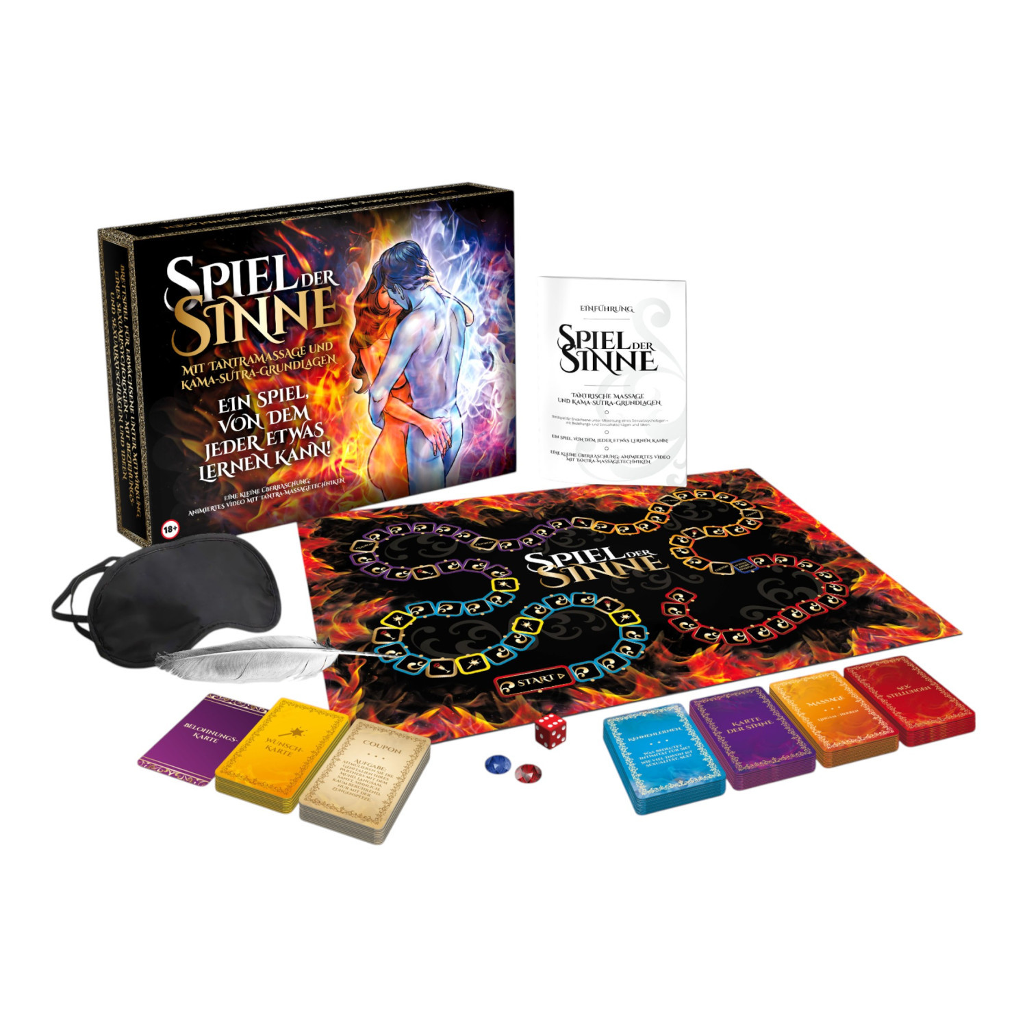 Hra Smyslů – erotická desková hra pro dospělé (německy)