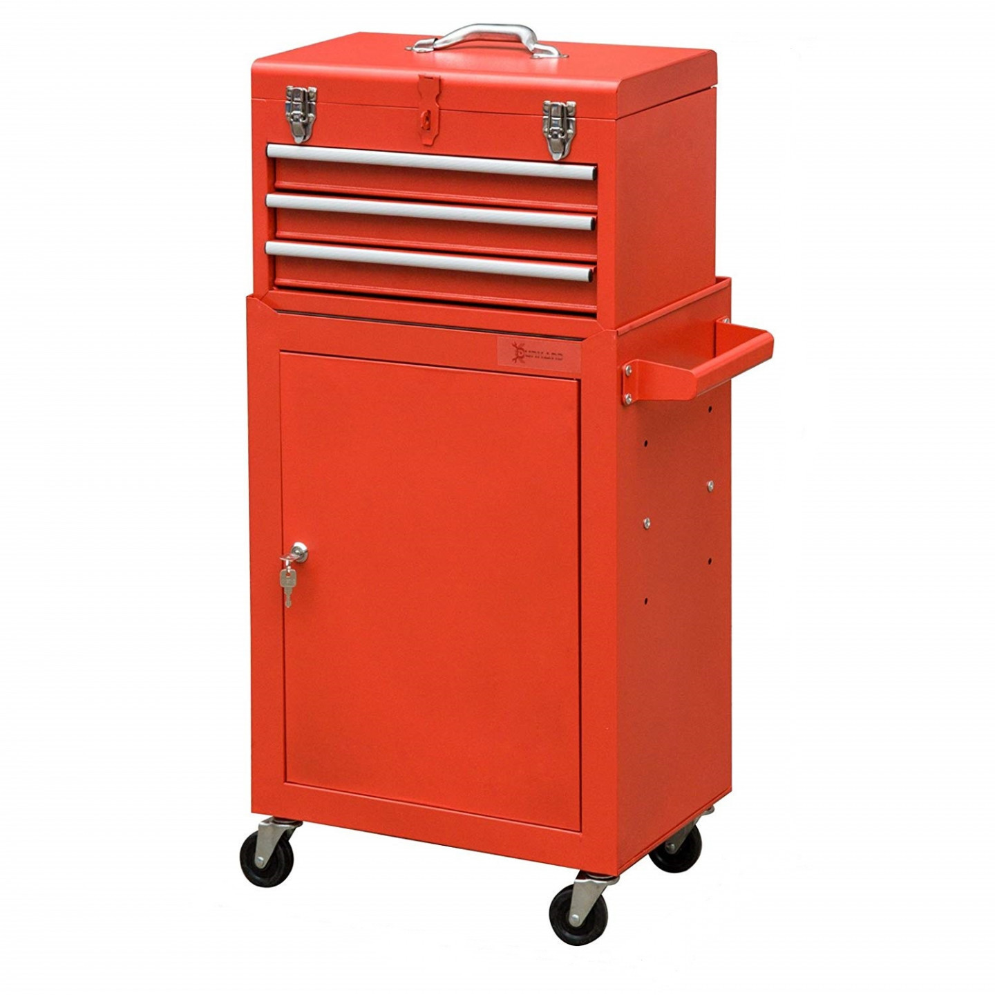 GOLETO WERKMAN GL1200R dílenský vozík na nářadí 3 zásuvky | červený