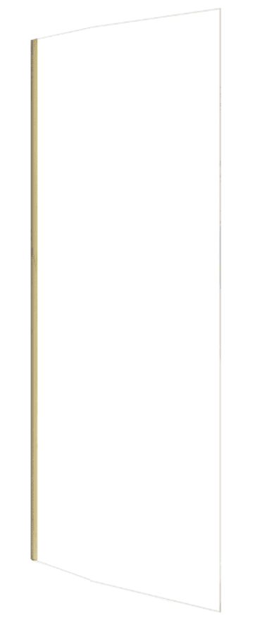 REA Sprchová zástěna Rapid 100 kartáčované zlato REA-K4706