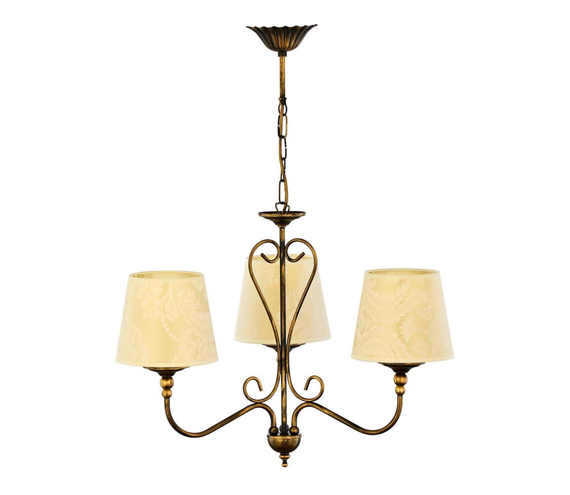 Jupiter Jupiter 1750 - Lustr na řetězu SOFIA 3xE27/60W/230V