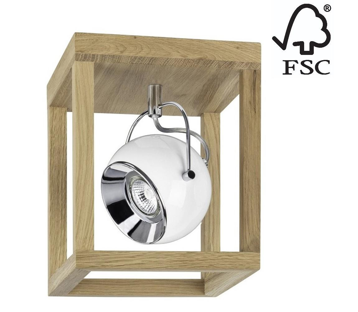 5222174 - LED Stropní svítidlo ROY 1xGU10/5W/230V matný dub