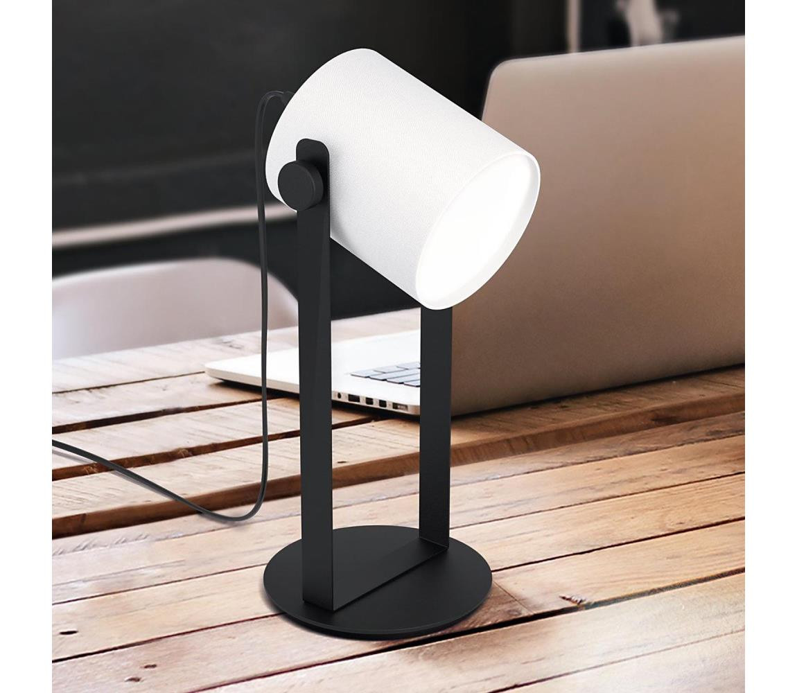 Eglo Eglo 43428 - Stolní lampa HORNWOOD 1 1xE27/28W/230V