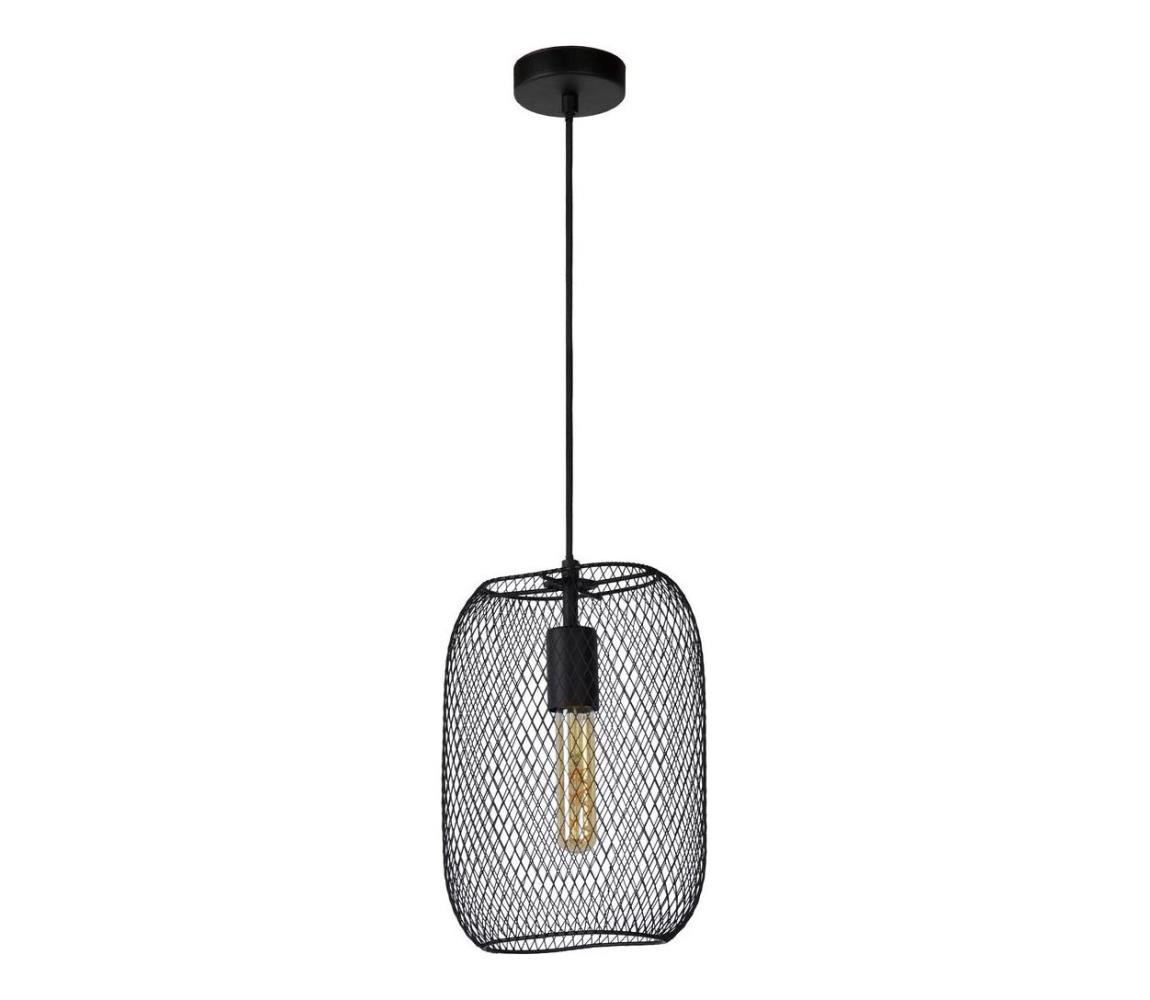 Lucide Lucide 78392/01/30 - Lustr na lanku MESH 1xE27/60W/230V černá