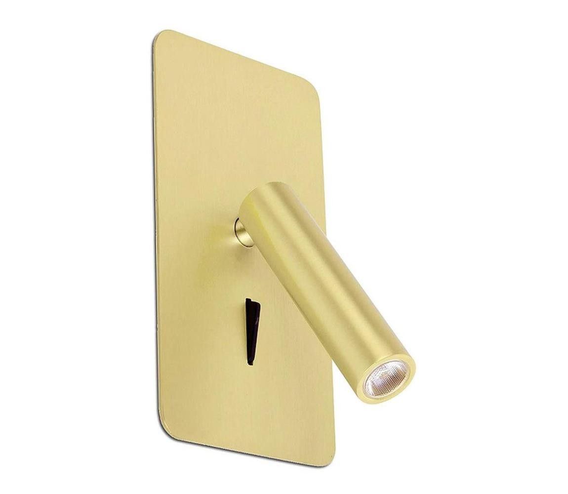 FARO Barcelona FARO 62114 - LED Nástěnné bodové svítidlo SUAU LED/3W/230V zlatá