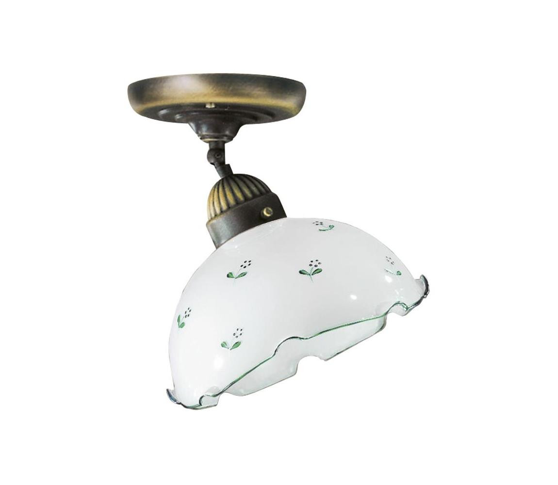 Kolarz Kolarz 731.10.21 - Bodové svítidlo NONNA 1xE27/75W/230V zelená