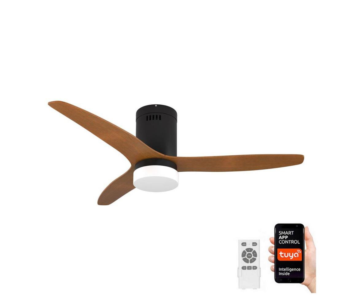 Neo  NEO 07142-B- LED Stropní látor NEO LITE VENTO 18W/230V Tuya Wi-Fi+ DO