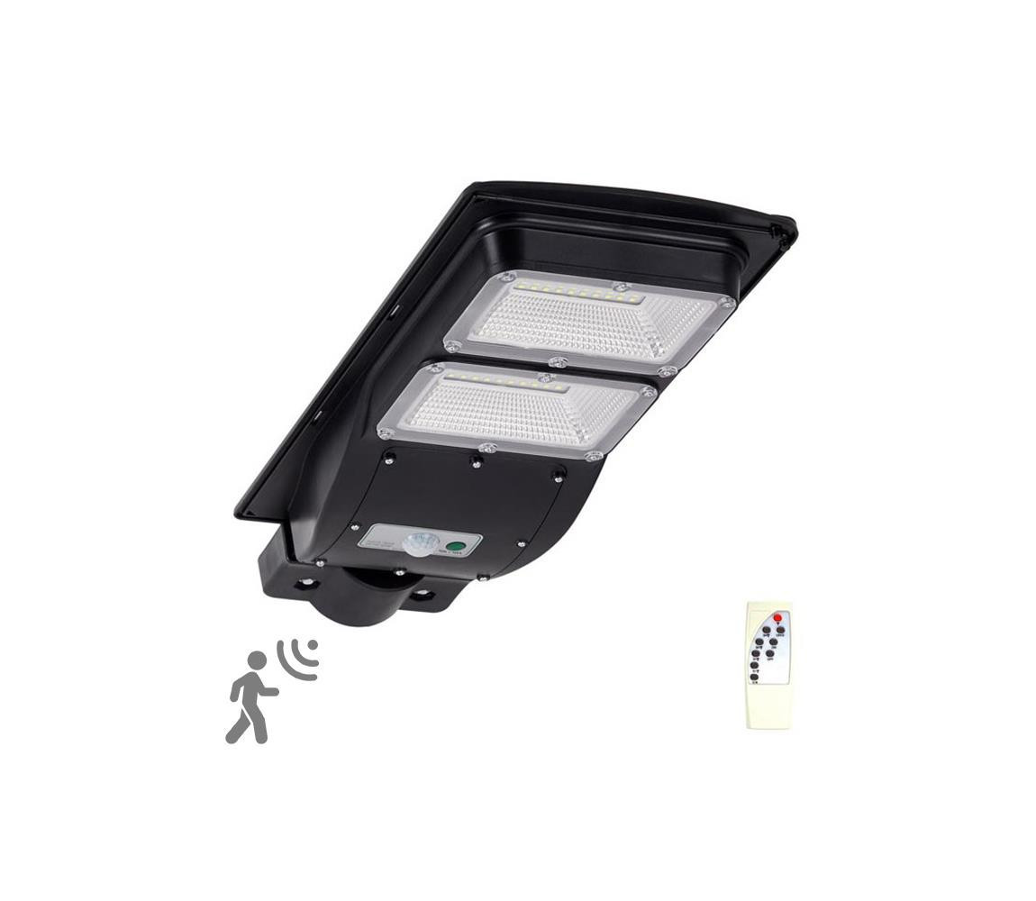 LED Solární pouliční lampa se senzorem STREET 2xLED/6W/3,2V IP65 + DO