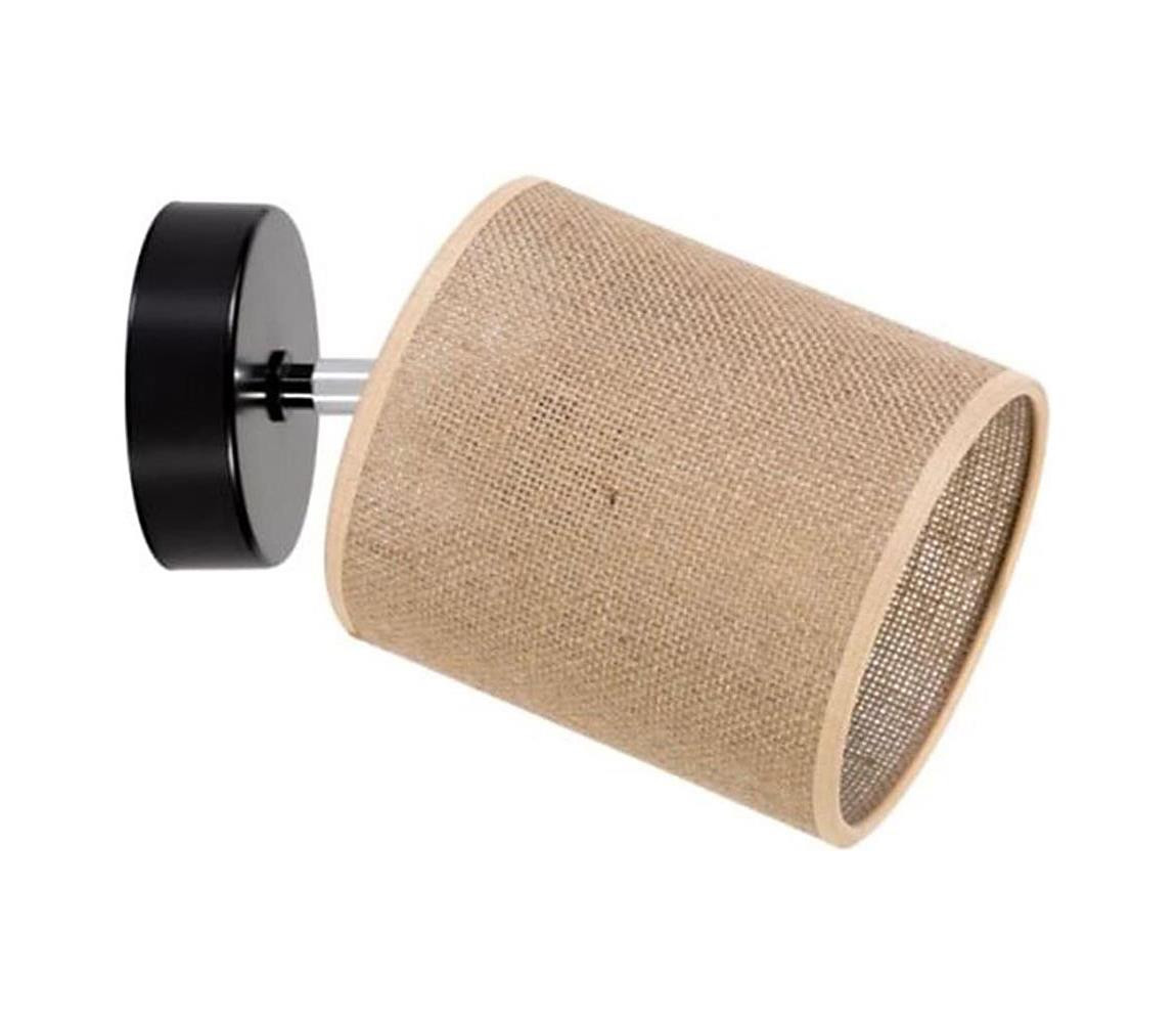 56792104 - Nástěnné bodové svítidlo JUTE 1xE27/25W/230V