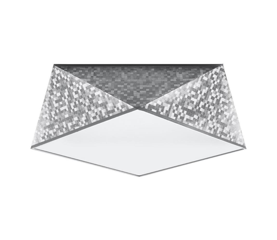 SL.0691 - Stropní svítidlo HEXA 2xE27/60W/230V stříbrná