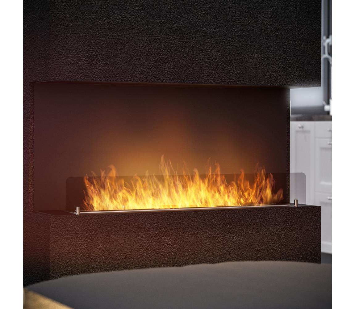 InFire InFire - Vestavěný BIO krb 120x45 cm 3kW černá