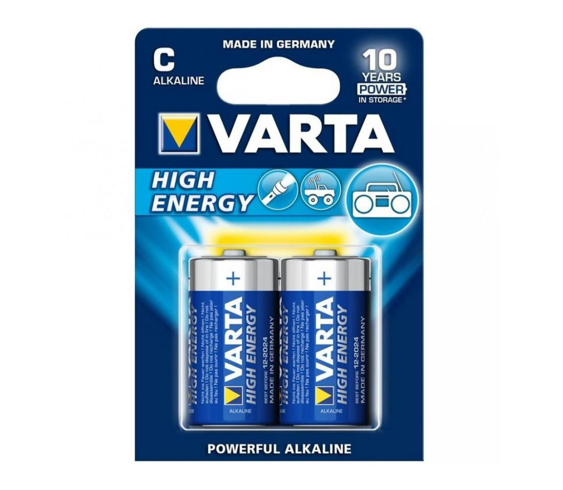 VARTA Varta 4914 - 2 ks Alkalické baterie HIGH ENERGY C 1,5V