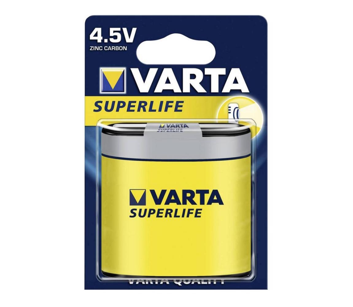 VARTA Varta 2012 - 1 ks Zinkouhlíková baterie SUPERLIFE 4,5V