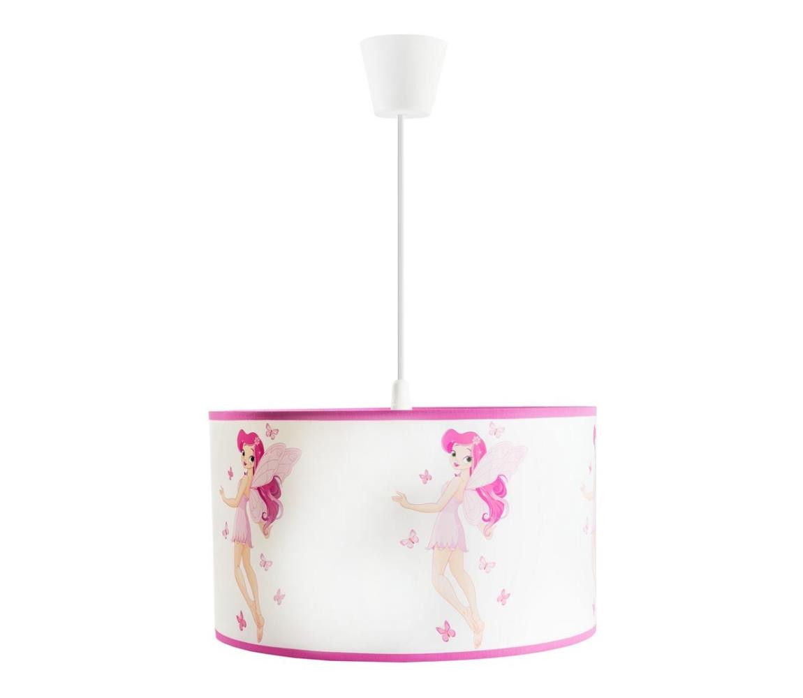 Dětský lustr na lanku PRINCESS 1xE27/60W/230V
