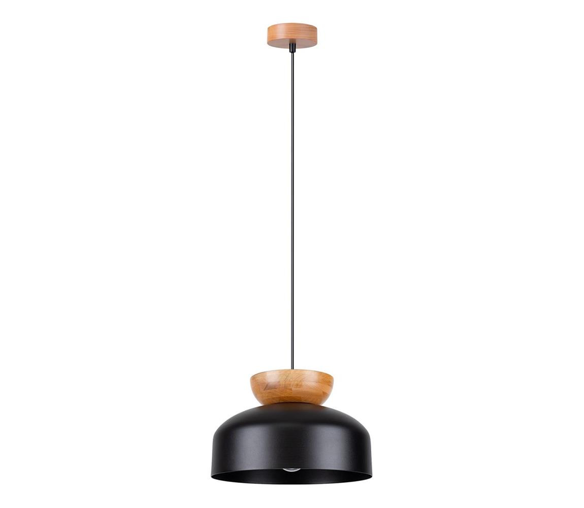 SL.1351 - Lustr na lanku MARION 1xE27/15W/230V pr. 29,5 cm černá