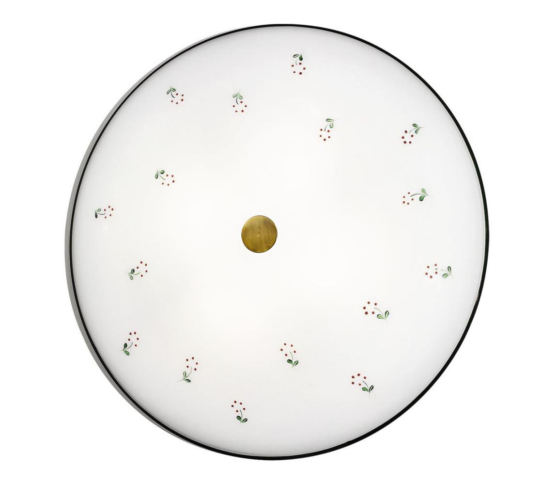 Kolarz Kolarz 731.U14.4.70- Stropní svítidlo NONNA 4xE27/60W/230V pr.54 cm zelená/mosaz