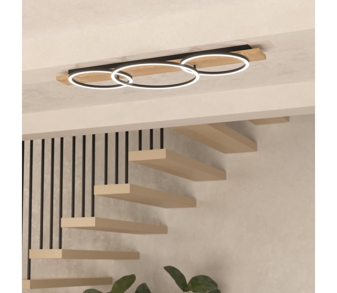 Eglo Eglo 901717 - LED Stropní svítidlo BOYAL 3xLED/12W/230V 3000K béžová/černá