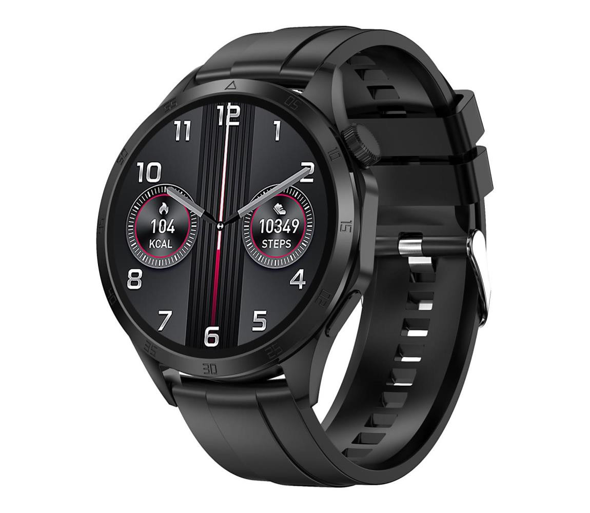 Chytré hodinky 270 mAh NFC IP57 černá