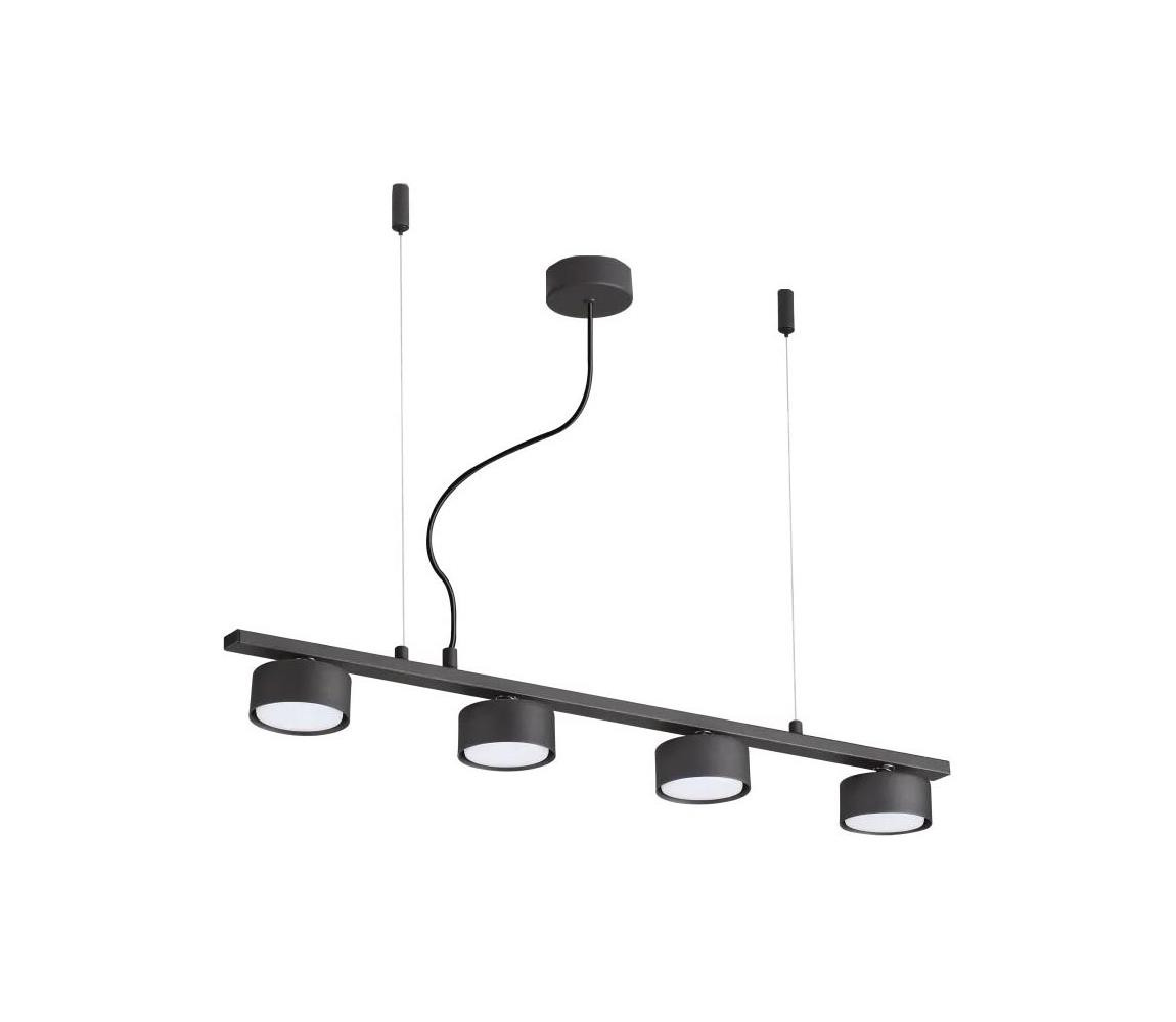 Ideal Lux Ideal Lux - LED Lustr na lanku MINOR 4xGX53/9W/230V 75,5 cm černá