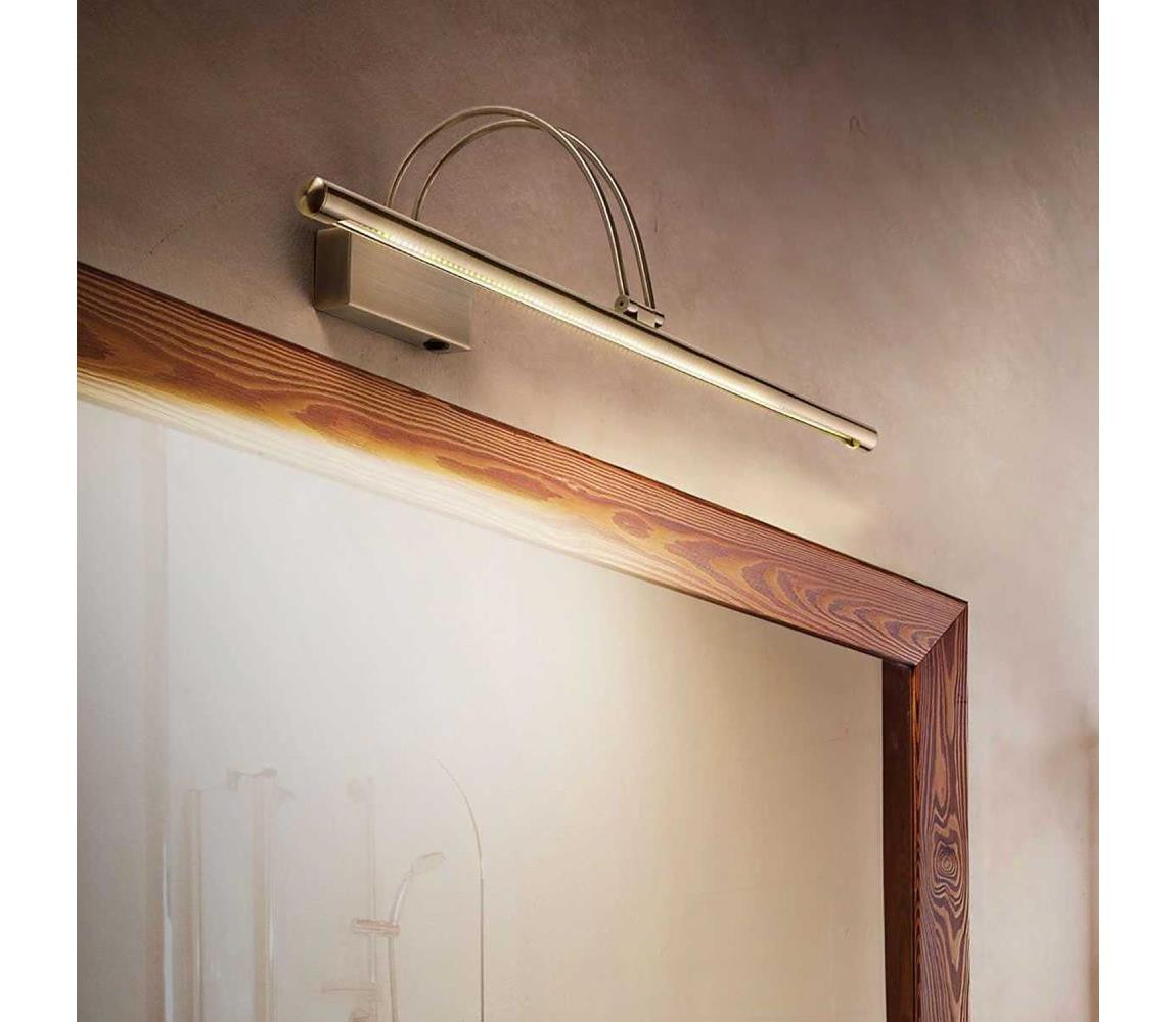 Ideal Lux Ideal Lux - LED Obrazové svítidlo BOW LED/8W/230V 76 cm CRI 90 zlatá