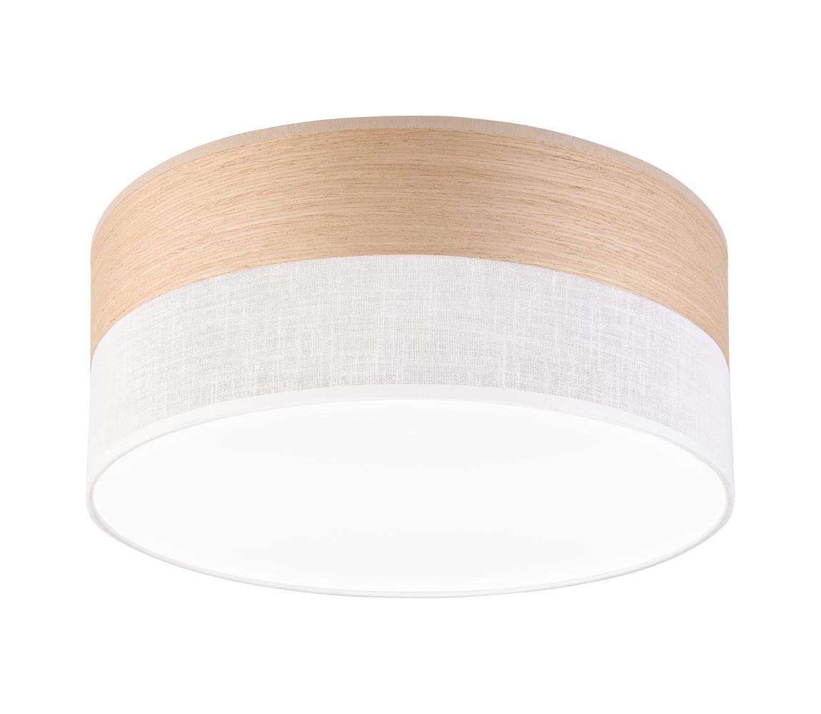 LED Stropní svítidlo SIRJA WOOD LED/20W/230V pr. 35 cm bílá/dub