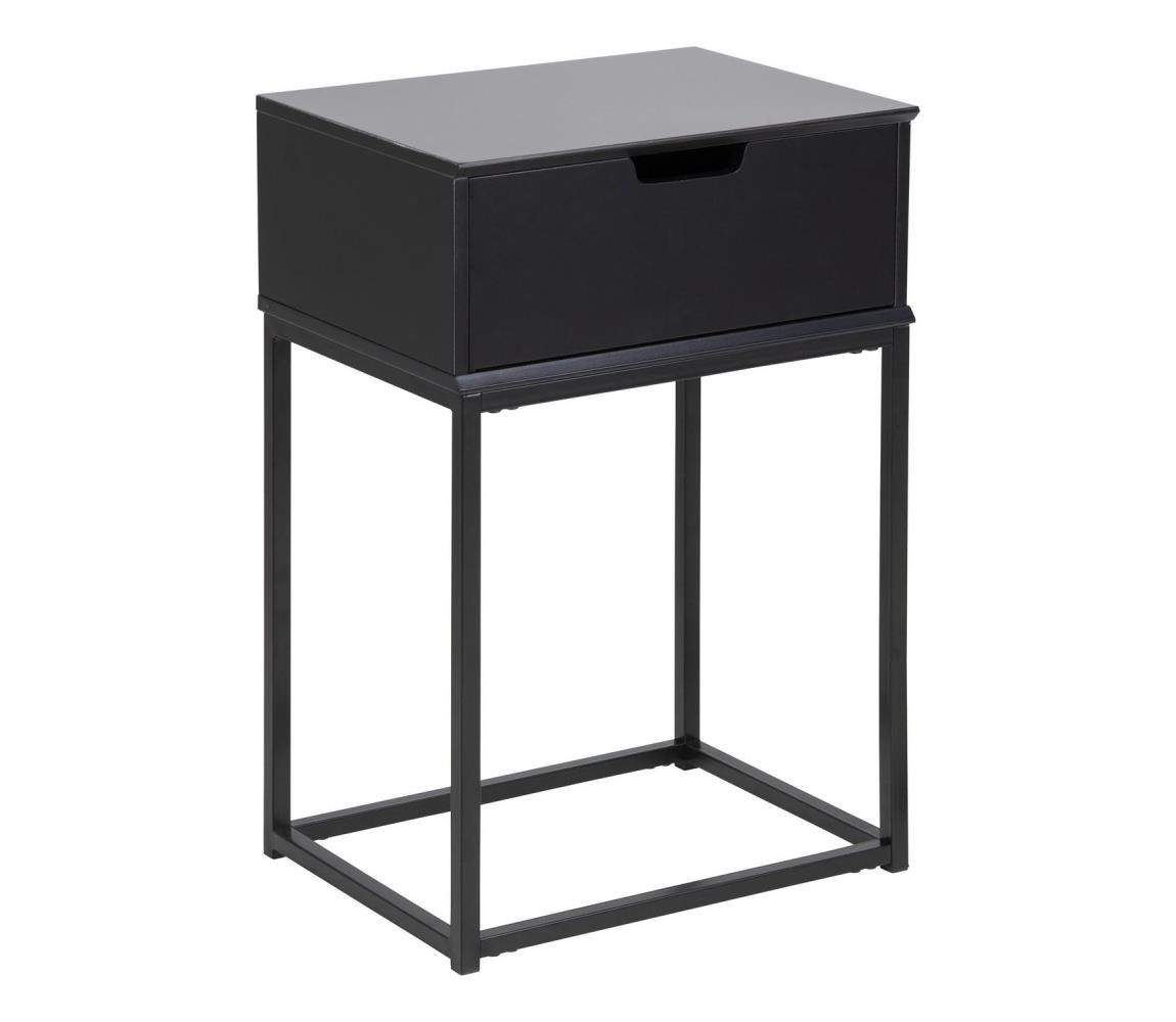 Actona Noční stolek CARLY antracit