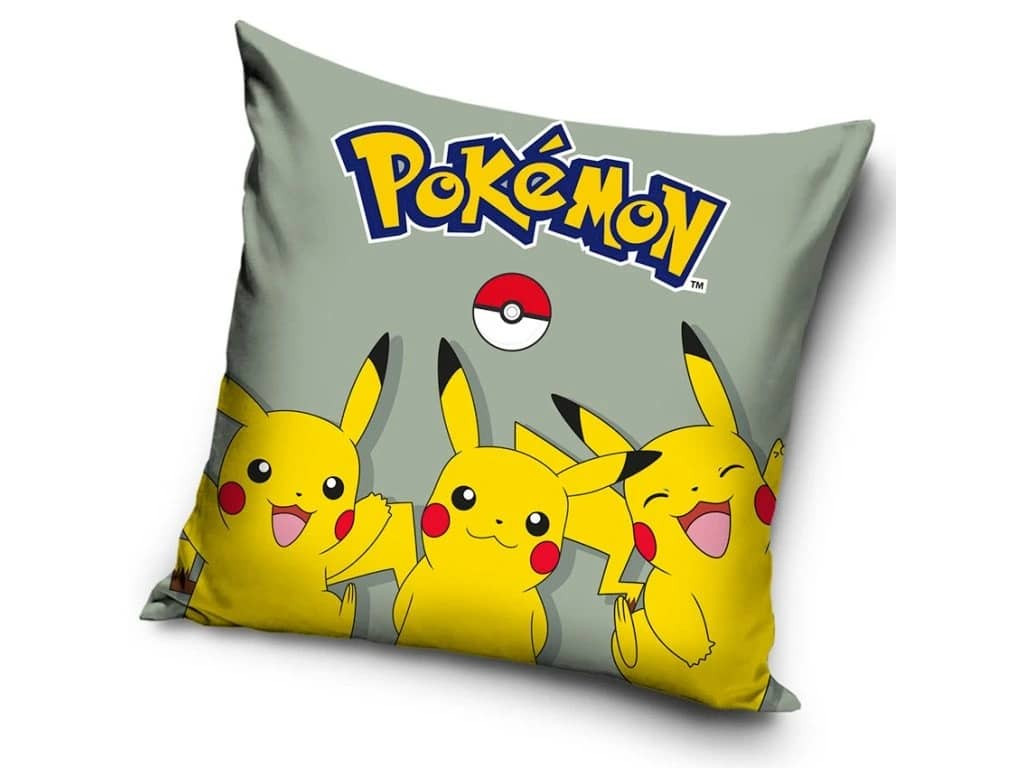 Carbotex Povlak na polštářek 40x40 cm - Pokémon Pika Pika Pikachu