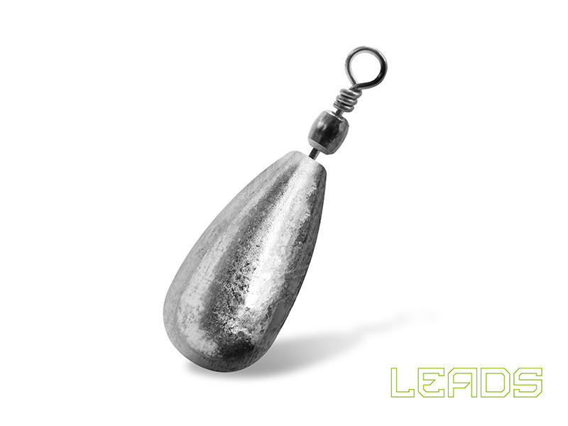 Delphin LEADS Hruška s obratlíkem / 5ks-25,0g