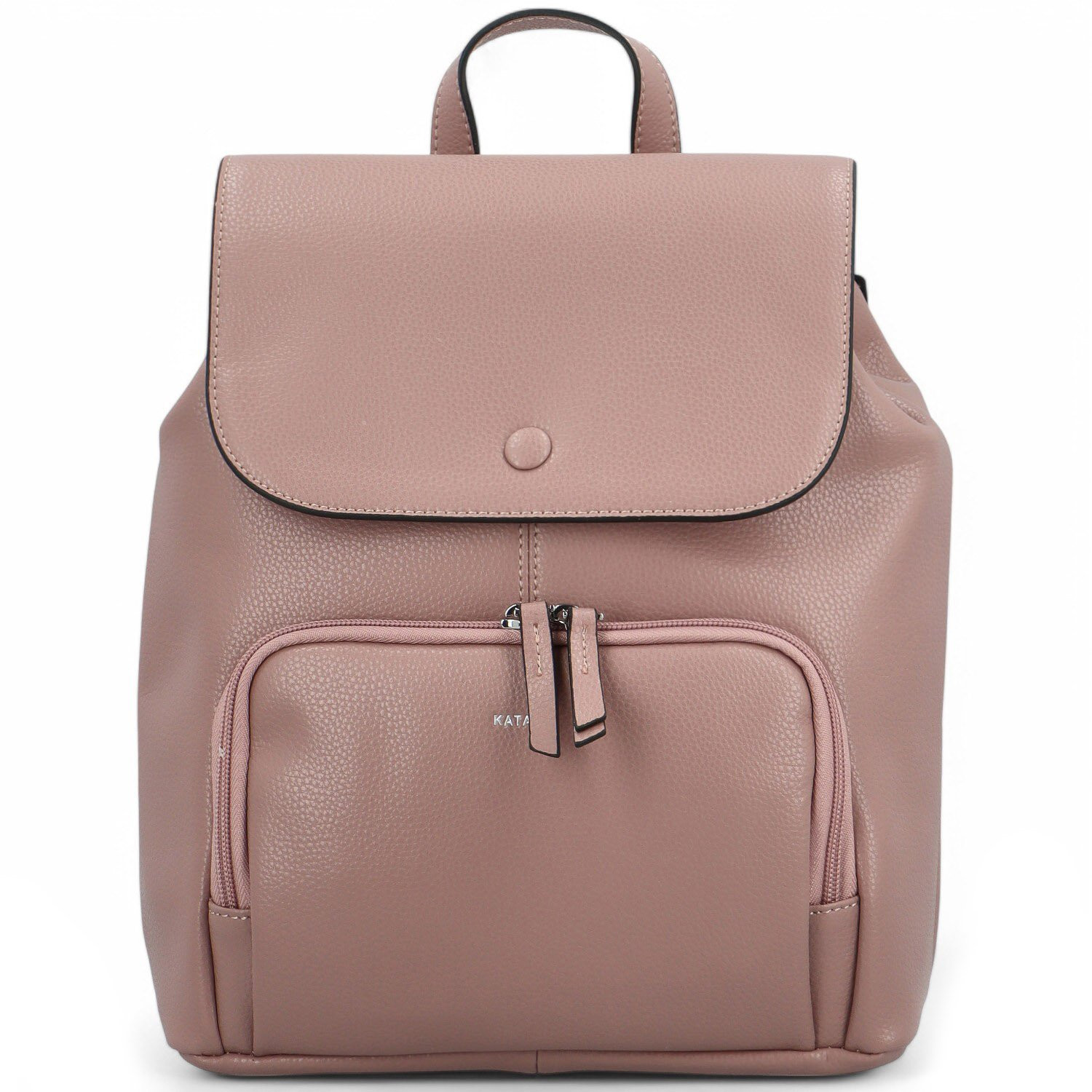 Dámský kožený batoh růžový - Katana Anselm růžová