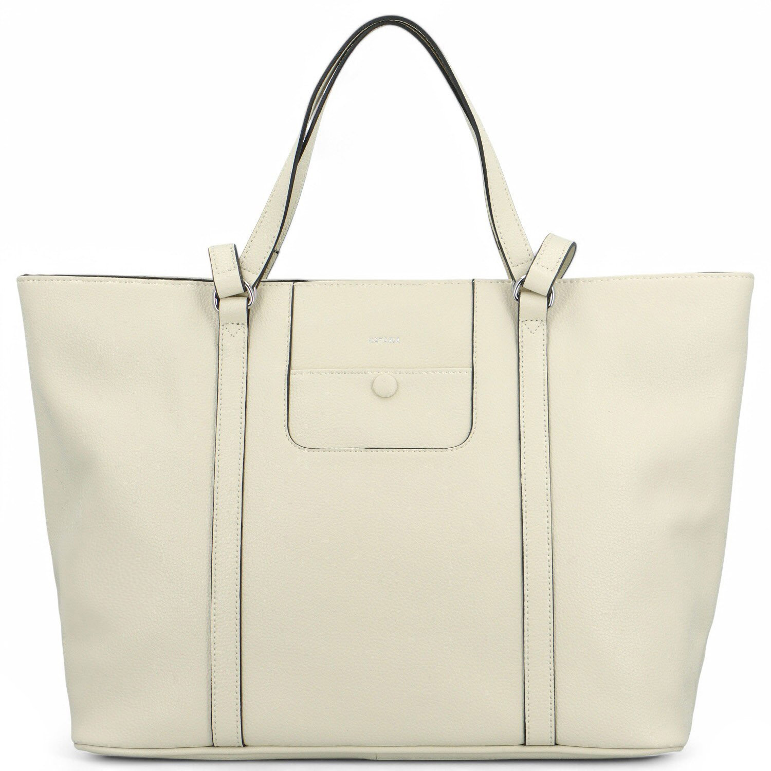 Dámská kožená kabelka na rameno krémová - Katana Annaliza krémová