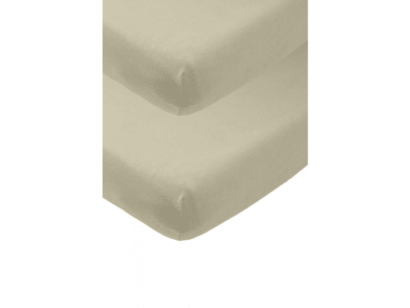 Meyco žerzejové prostěradlo 2-balení 70x140/150 taupe