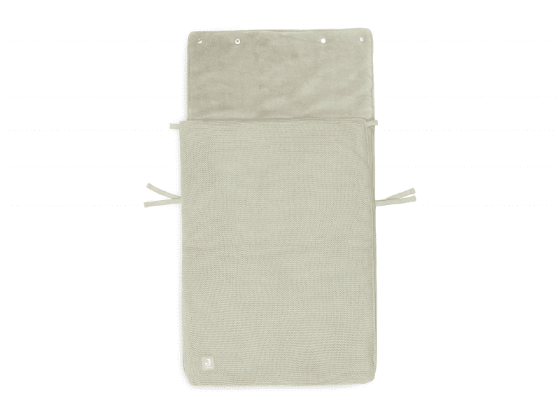 Jollein Fusak do autosedačky Basic Knit Olive Green