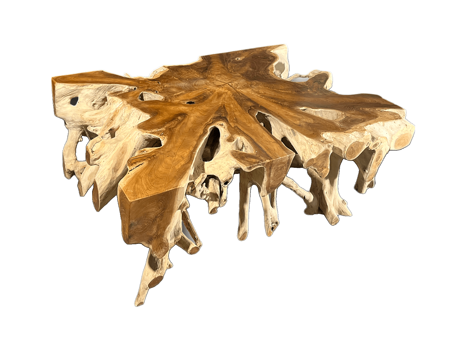 DEOKORK Teakový stolek BRANCH XIX