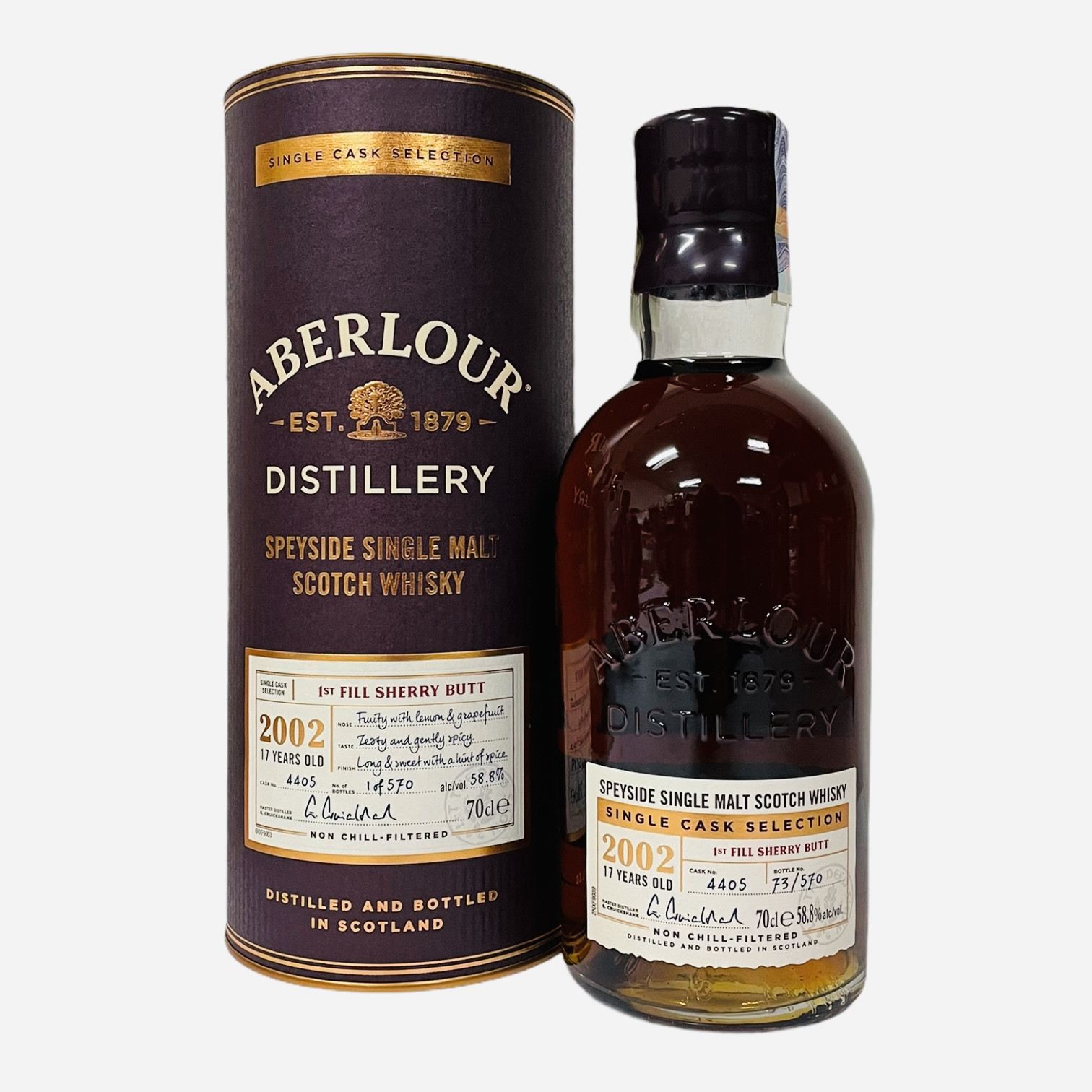 Aberlour 17 yo 2002  58,8 % 0,7 l