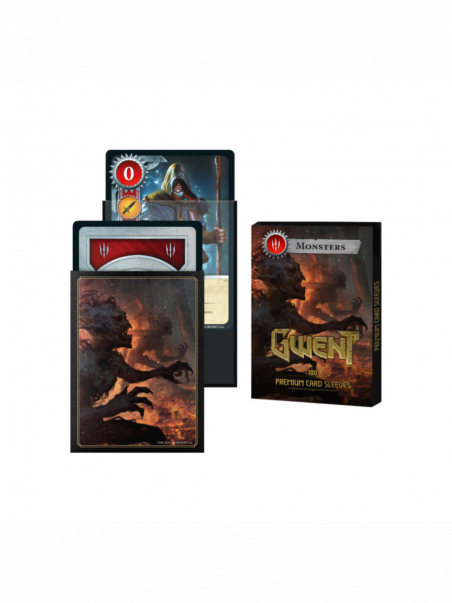 xzone Ochranné obaly na karty Gwint - Monsters (100 ks)