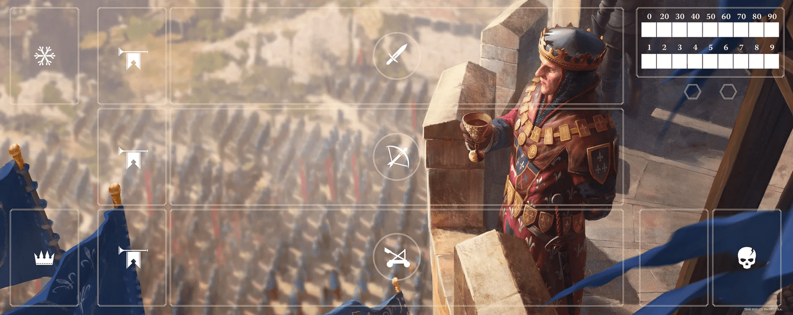 xzone Herní podložka Gwint - Northern Realms