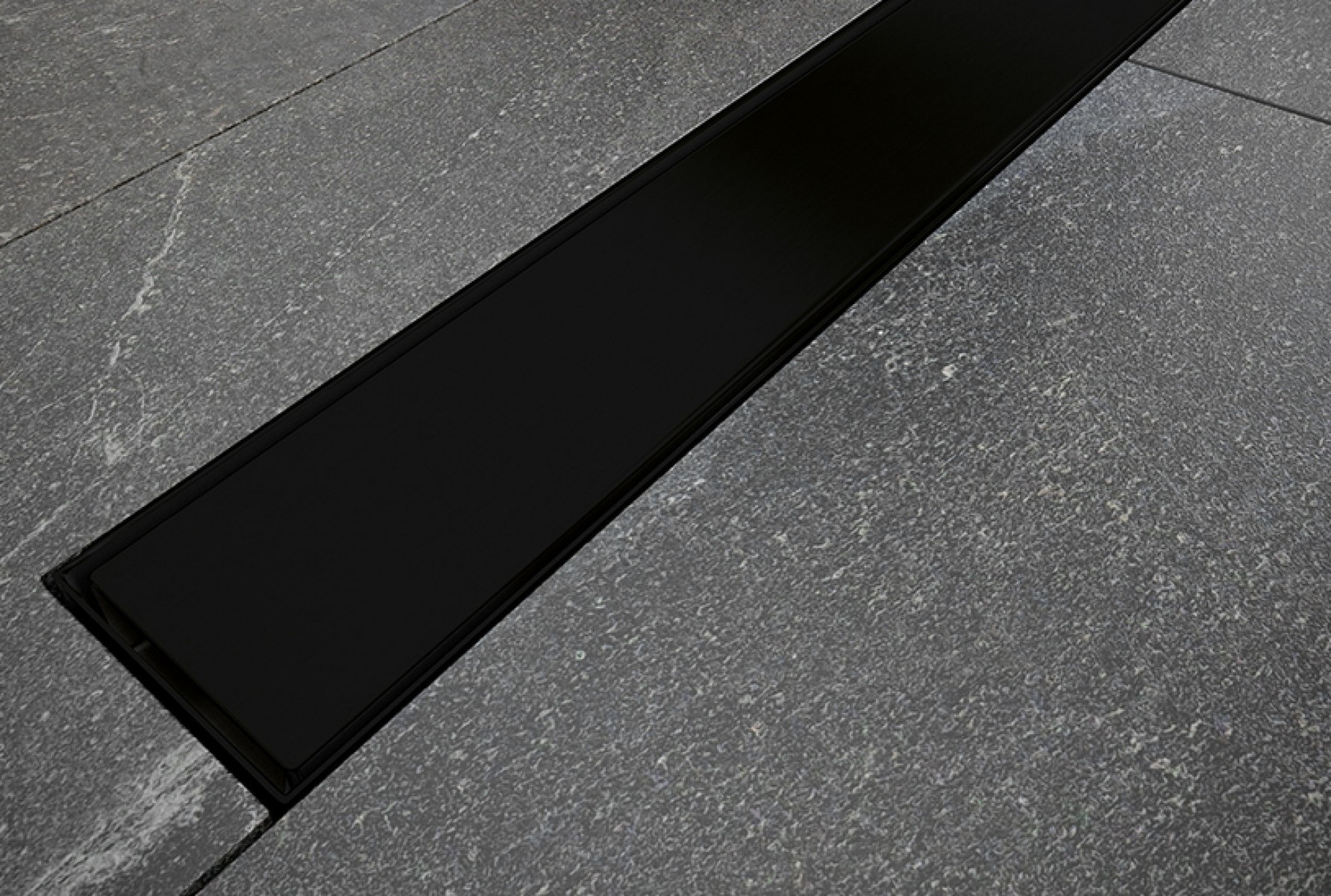 BESCO Olsen Spa  VIRGO ZLOL60VN - Odtokový žlab 60 cm černý VIRGO NERO DUO