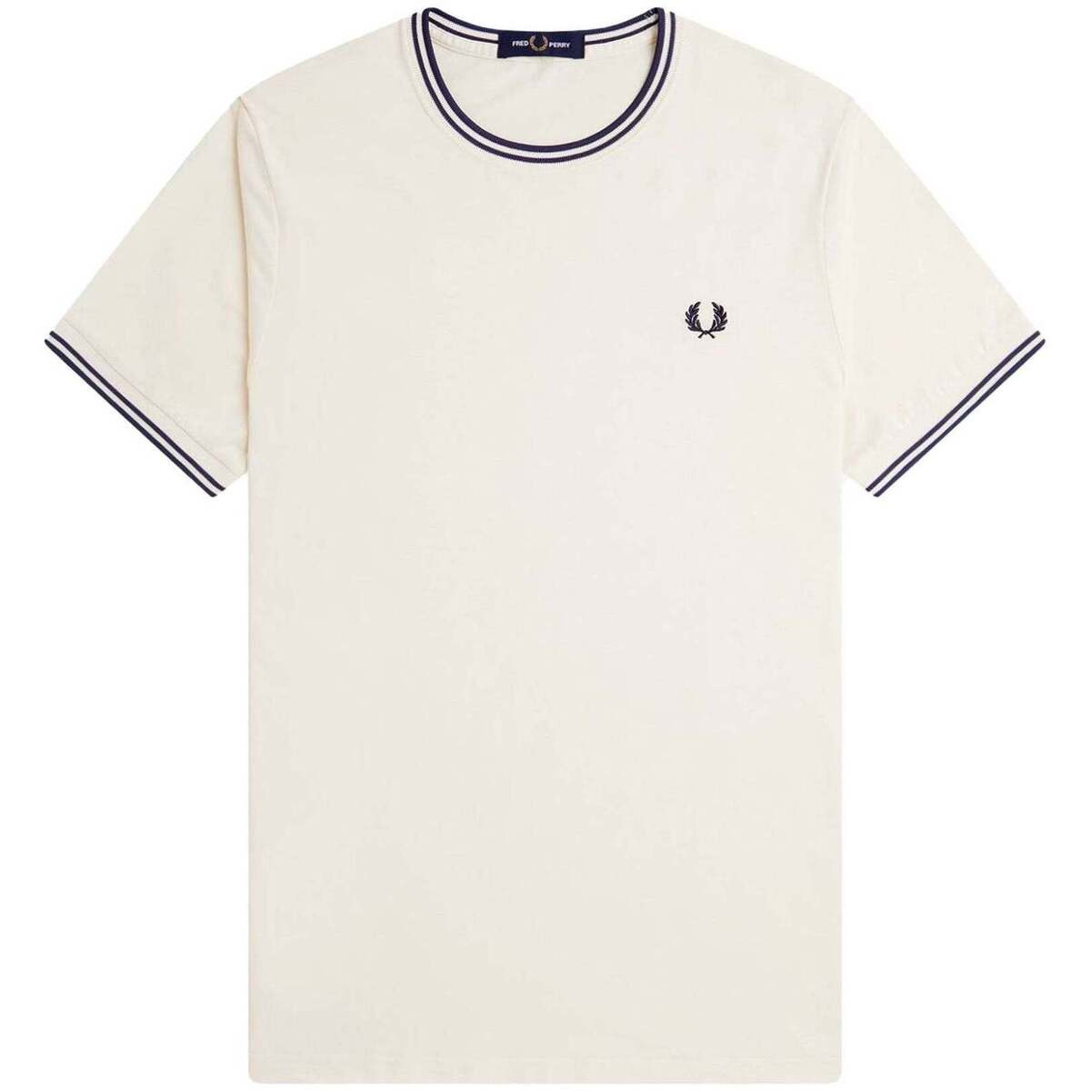 Fred Perry  Twin Tipped T-Shirt Ecru/Tennis Blue  ruznobarevne