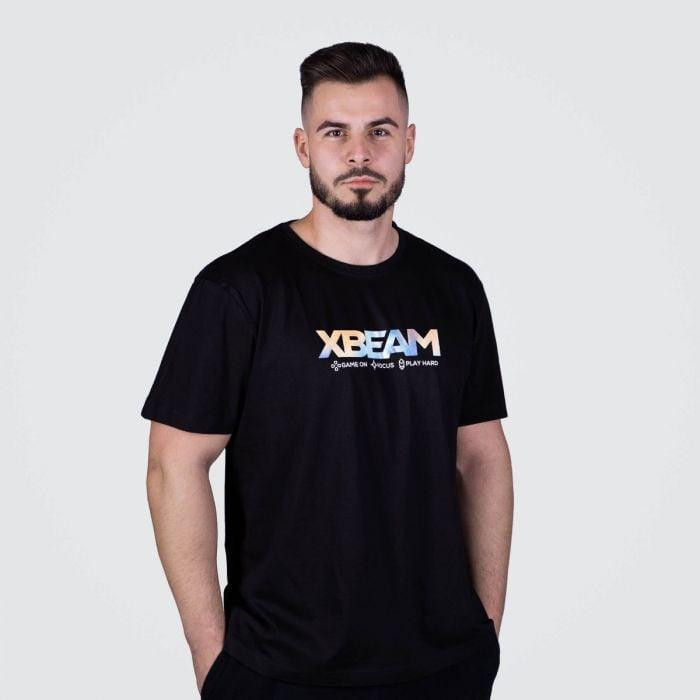 GymBeam XBEAM Tričko XBEAM Black