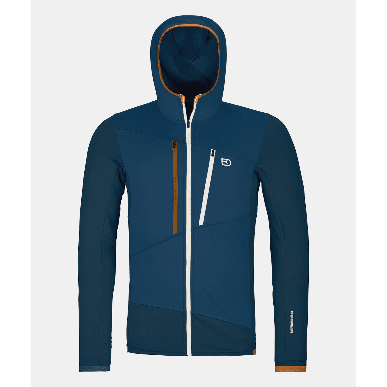 Pánská bunda Ortovox Fleece Grid Hoody M Velikost: XL / Barva: tmavě modrá