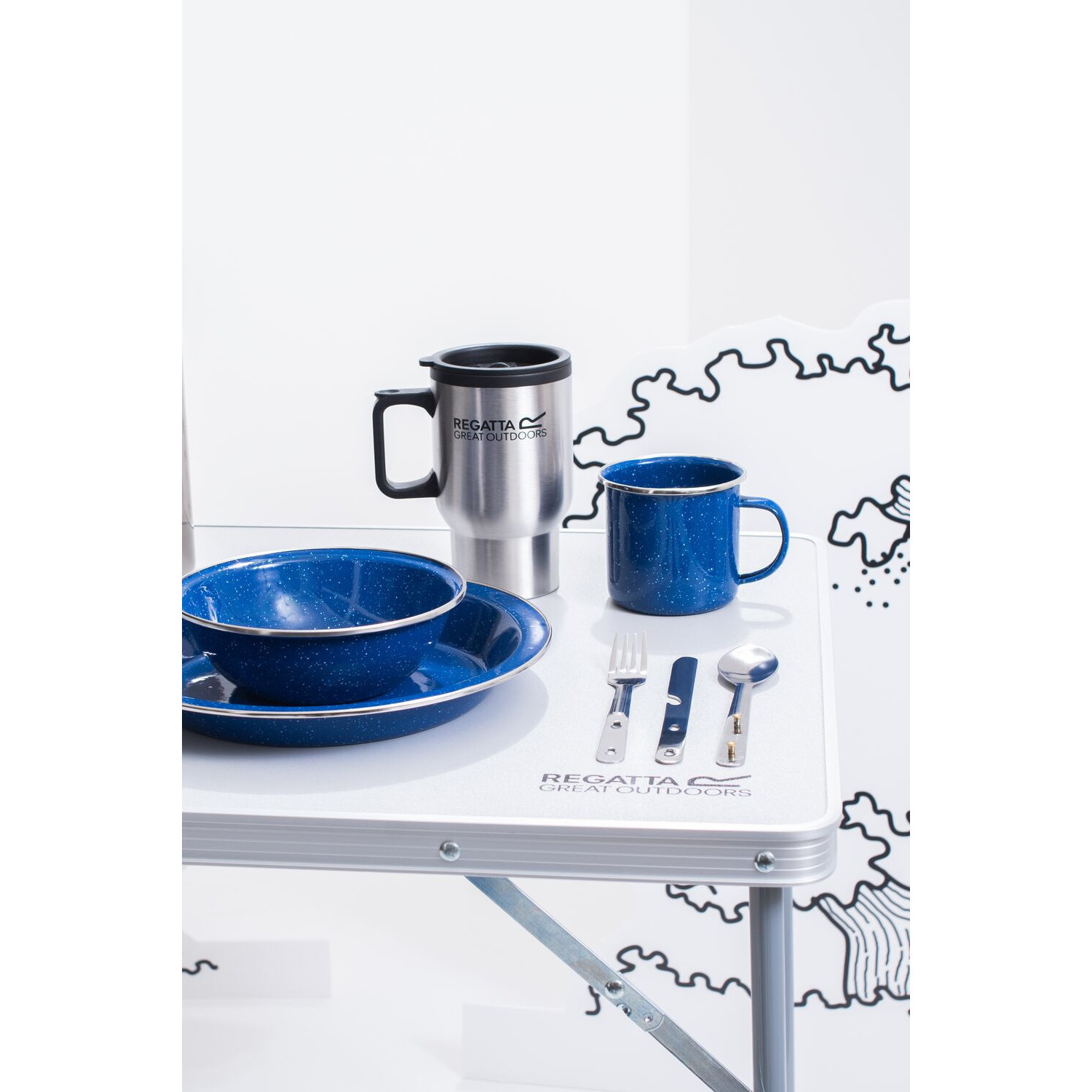 Stůl Regatta Matano SmallTable Barva: stříbrná