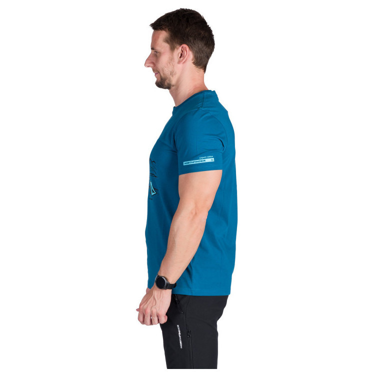 Pánské triko Northfinder Birger Velikost: M / Barva: modrá