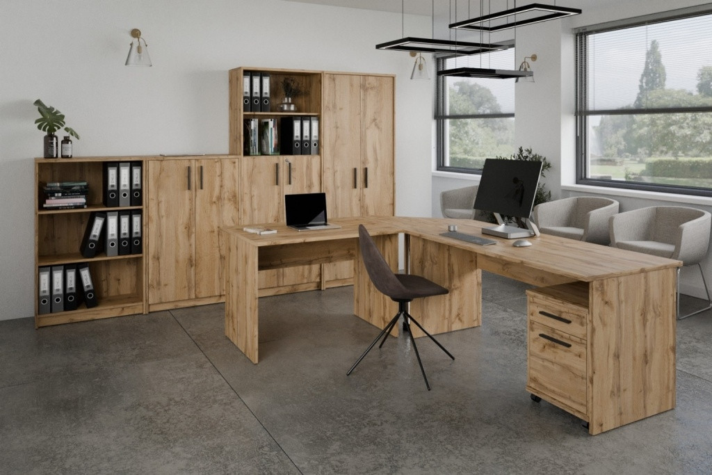 Kancelářská sestava NEJBY GIANNI 11, dub wotan