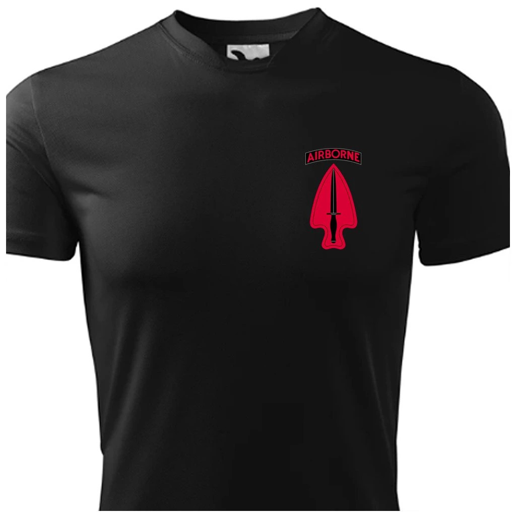 Triko Striker Airborne Delta Force - černé, S